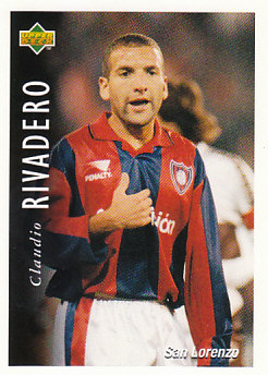 Claudio Rivadero San Lorenzo 1995 Upper Deck Futbol Argentina #77